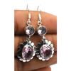 Amethyst Gemstone Ethnic Handmade Drop Dengle Earring Jewelry  ER 060
