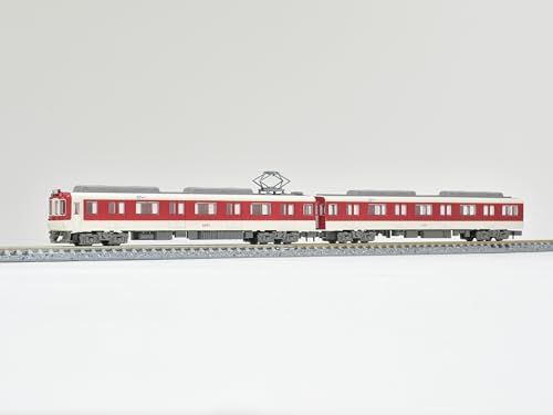 Mijn Stad Spoorlijn Collectie MT04 Kintetsu Spoorlijn Treinstel van 2 Wagens Diorama Benodigdheden