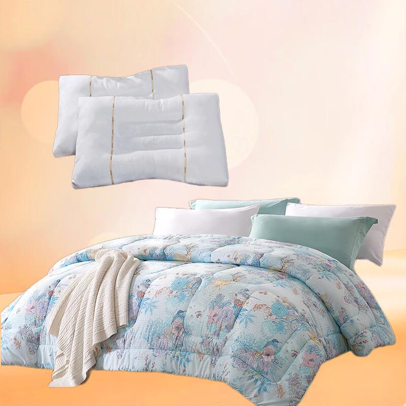 Fu anna Antibacterial Quilt & Lemongrass Pillow Set
