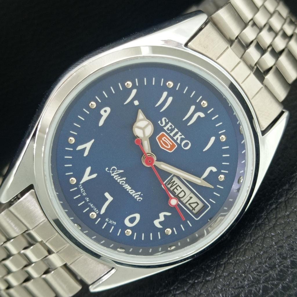 

АВТОМАТИЧЕСКИЕ ВИНТАЖНЫЕ ВОССТАНОВЛЕННЫЕ МУЖСКИЕ ЧАСЫ SEIKO 5 6309A ЯПОНИЯ СИНЕГО ЦВЕТА a442425-1