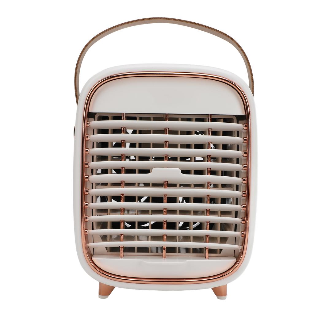 Desk Cooler Fan 3 Wind Speeds USB Charging Portable Cooling Mist Mini Air Cooler for Bedroom Office