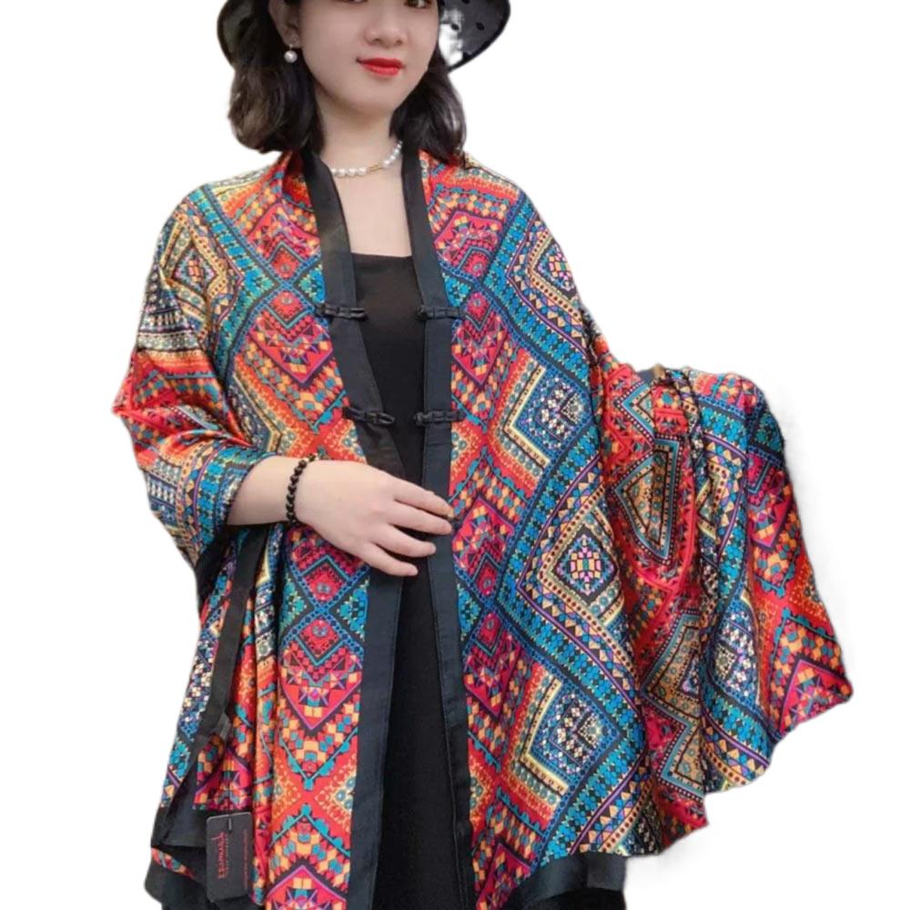 

Sun Protection Silk Scarf Headscarf Thin Air-conditioned Shirt Bridal Sling For Women Lady Girl 7