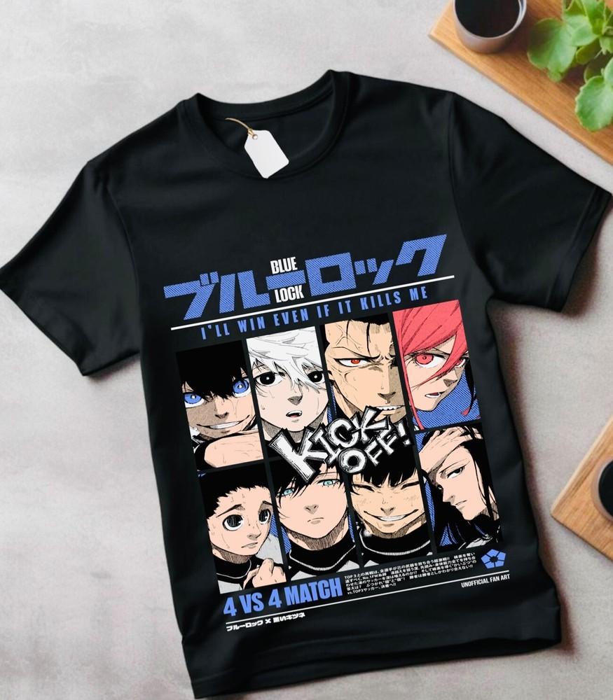 

Meguru Bachira T-shirt Blue lock Kunigami,Rin Itoshi,Nagi Anime gift All Size 4XL