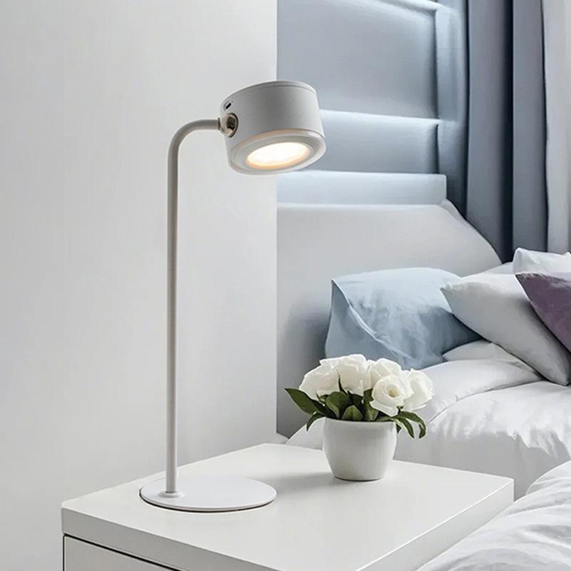 Charging Touch LED Table Lamps Double Sided Circular Iuminous Atmosphere Magnetic Wall Light Three Color Dimming Table Lamp