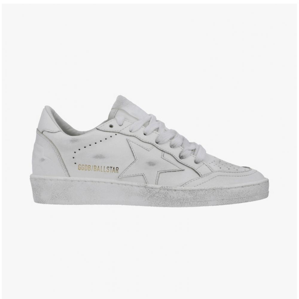 Golden Goose Gwf00117 F004170 10100 Ball Star White Tab Sneakers