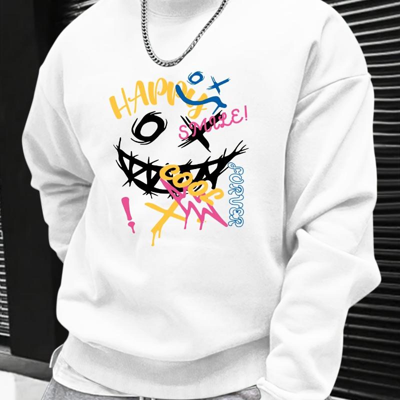 

Crew Neck Sweatshirt, Mesh Breathable Panels, Ideal for Post-Workout & Lounge Wear S