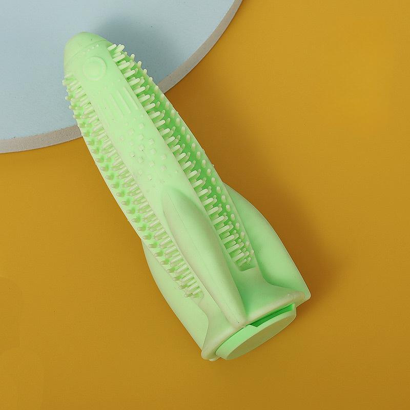 

Образовательный интерактивный дырявый шарик для домашних собак, палочка для прорезывания зубов, ракета для чистки зубов, зубная щетка для собак, игрушка для собак, пустышка-пустышка, устройство для кормления 15*5*5c m зелёный