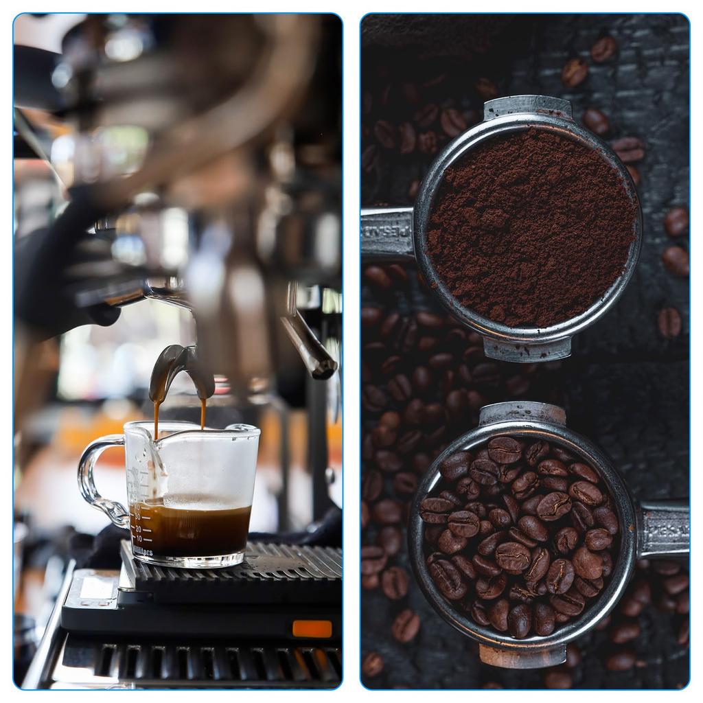 Uxcell Coffee Machine Brush, Nylon Head, Black, for Cleaning Espresso Machine Grinder, 137mm Long