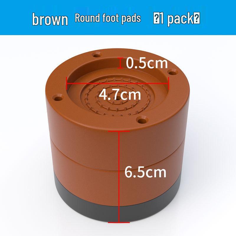 Universal Anti-Slip Vibration-Reducing Base Pad for Washing Machines & Refrigerators, Adjustable Height Stand