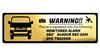 Honami Works HIACE Hiace Type 6 Security Emblem 24 Hour Surveillance Dash Cam GPS Tracker Sticker