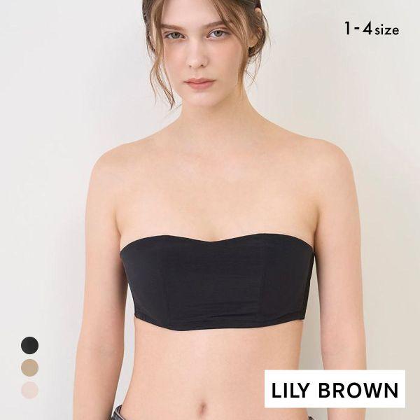 LILY BROWN [LILY BROWN Lingerie] Sheer Foundation Strapless Bra Single Item Women s Underwear 3 Colors 1-4