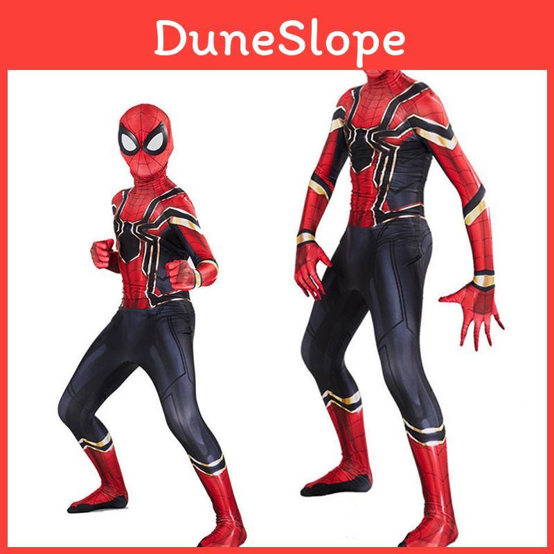 Iron Spiderman Suit Superhero Costume Cosplay Jumpsuit With Exquisite Workmanship
