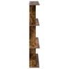 Wall Mounted Shelving Unit Brown 100 x 20 x 126 cm Engineered Wood
