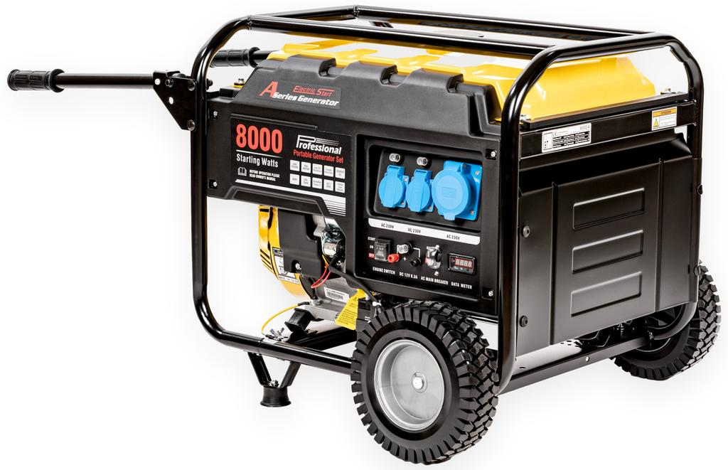 Loncin Lc8000D-As-1F Mocny Agregat Generator Prądotwórczy 230V Avr 6,5Kw - Ewimax