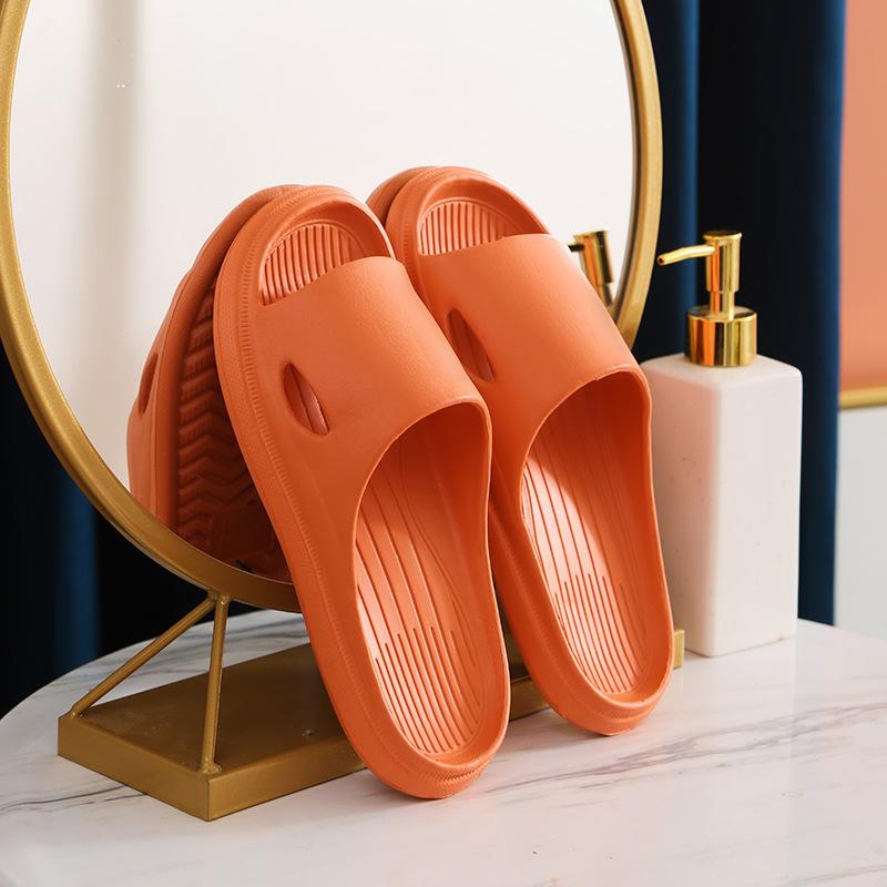 Indoor Home Household Thick-soled Slippers Men's Summer Bathroom Bath Non-slip Couple Cool Slippers