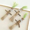 Jouet pour chat Silver Vine Jouet à mâcher pour chat en bois naturel Jouet sûr pour le nettoyage des dents Jouet Kicker pour chat pour chaton poussée dentaire Divertissement solo