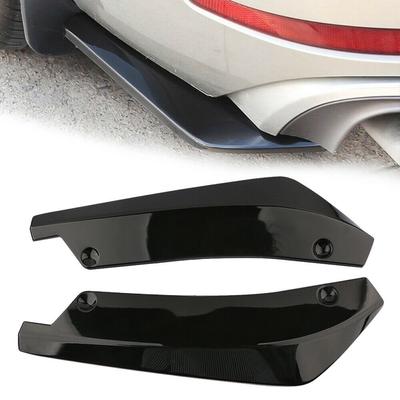 Universal Auto Heckschürze Spoiler Canard Anti-crash Diffusor Winkel Splitter Schutz Carbon Fiber Winglets Seite Verlängerung
