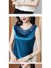 Women's Lace Satin Sleeveless Camisole Tank Top