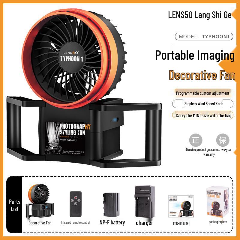 

Typhoon 1 Portable Image Styling Fan for Photography & Stage Hair
