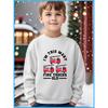 Kids Crewneck Sweatshirt, Christmas & Thanksgiving Carnival New Arrival, Cartoon Graphic Print, Spring Autumn Winter Holiday Tops