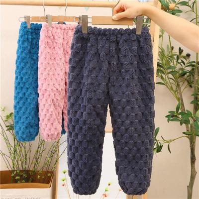 Pantalones de Dormir de Forro Polar para Niños - Pantalones Cálidos y Forrados para Niños y Niñas, Perfectos para Otoño/Invierno.
