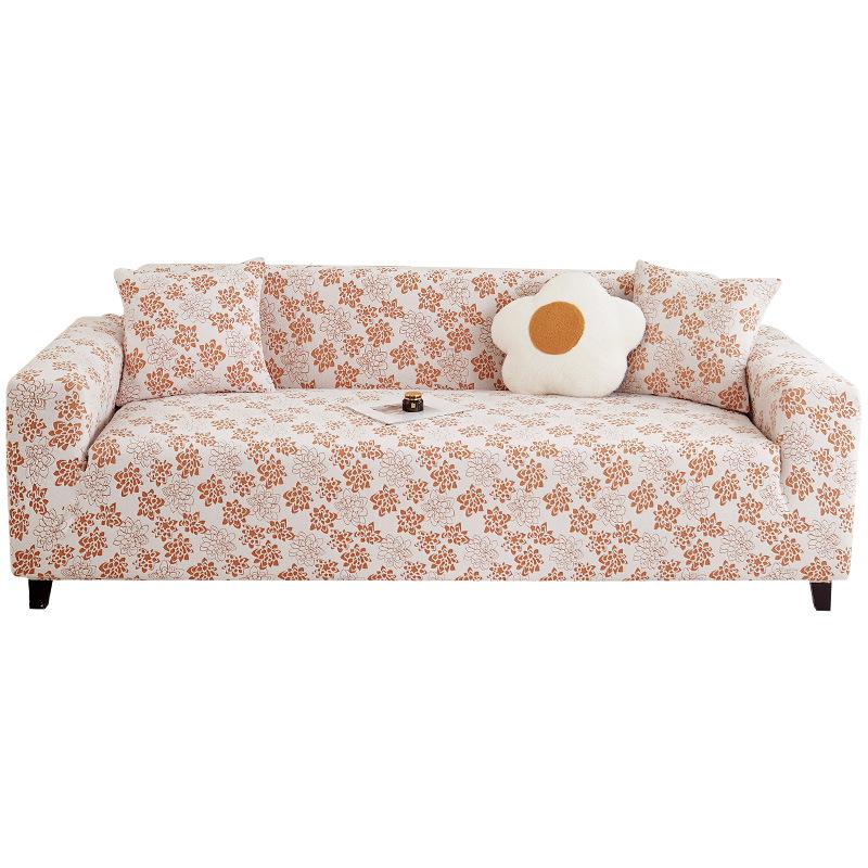 Capa Elástica para Sofá Luxuosa Ajustável Capa Elástica para Sofá para Sala de Estar Capa de Assento de Sofá 1 2 3 4 Lugares em L Conjunto Completo