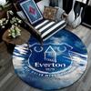 Everton FC Pattern Round rug,Carpet Rug for Living Room Bedroom Playroom ,Non-slip Floor Mat,Holiday Gifts and Birthday Gifts.