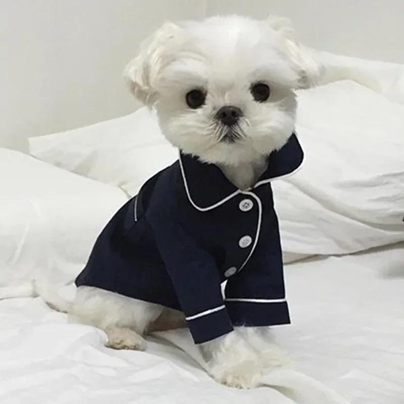 Small Dog Pajamas Chihuahua Pet Shirt Ropa Perro Jacket Puppy Costume Yorkshire Summer Clothes Dog Coat