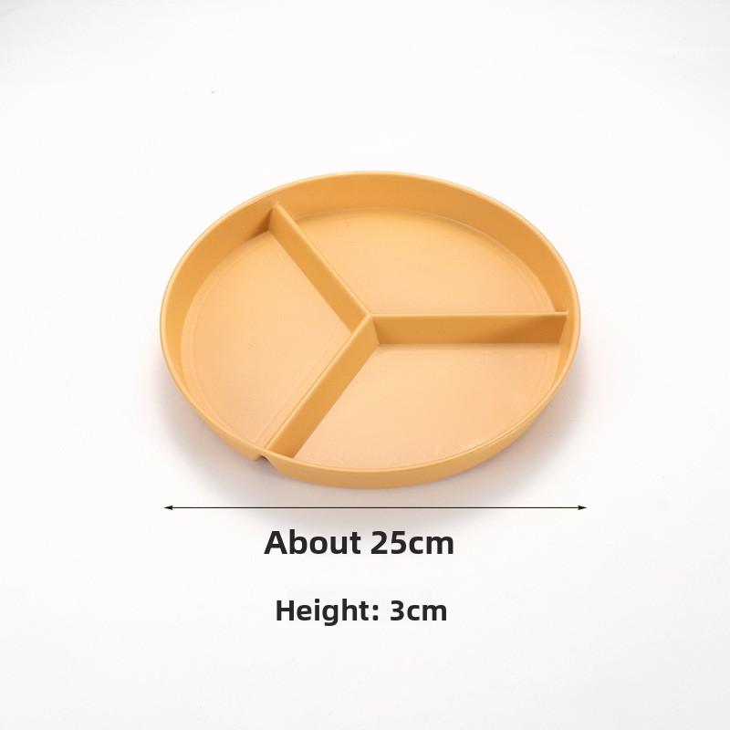 Home Use Children's Stylish Round Portion-Controlled Meal Plate