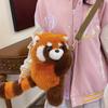 Lotor Procyon Plush Backpack Soft Cartoon Lightweight For Casual Outings School