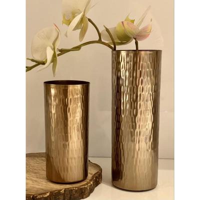 Vase for Living Room | Metal Vase for Home Decor | Flower Vase Vintage Antique Decor | Table Gold Flower Vase for Home Decoration