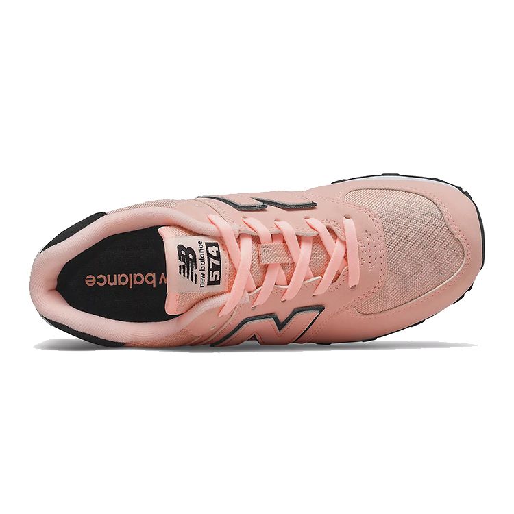 New Balance 574 Big Kid Fashion Metallic - Cloud Pink Kids Sneakers Black GC574FC2
