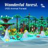 MOC Jungle Wild Animals Building Blocks DIY Toys for Boys Girls Forest Trees Blocks Compatible City Baseplate Kids Montessori