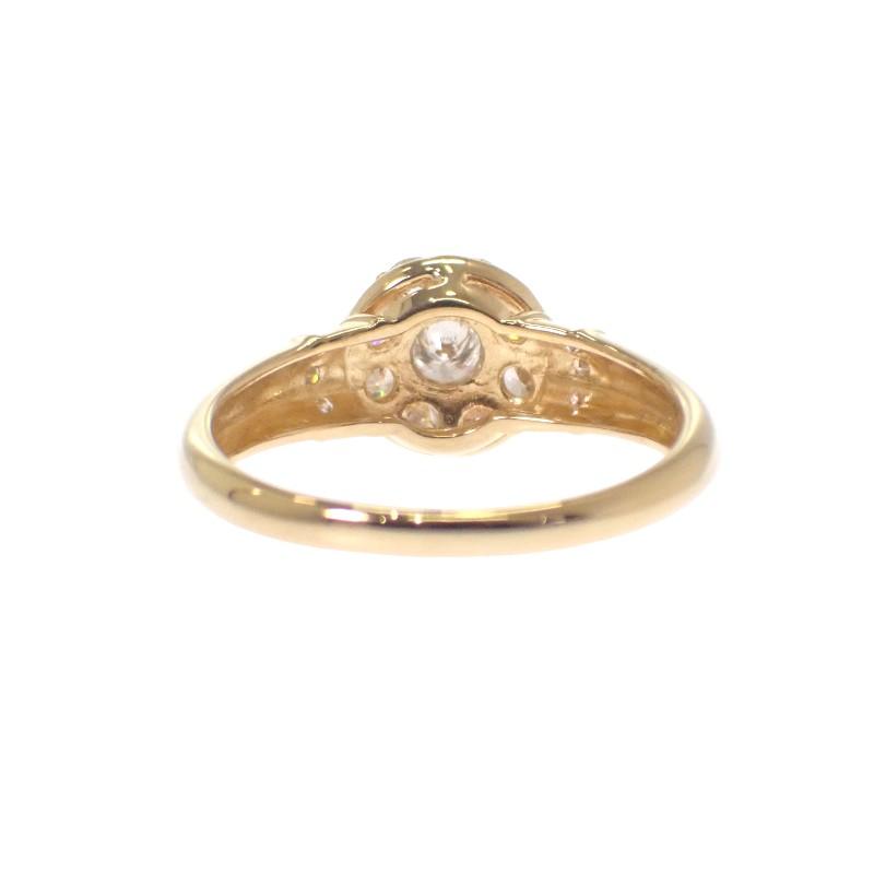 no brand  #13(JP Size) ring K18 yellow gold Women