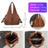 Retro new simple large bag soft leather large capacity shoulder handbag bag women's bag
