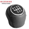 MT Transmission Car 5 6 Speed Gear Shift Knob Real Leather Car Styling For Fiat Ducato/Citroen Jumper&Relay/Peugeot Boxer 02-14