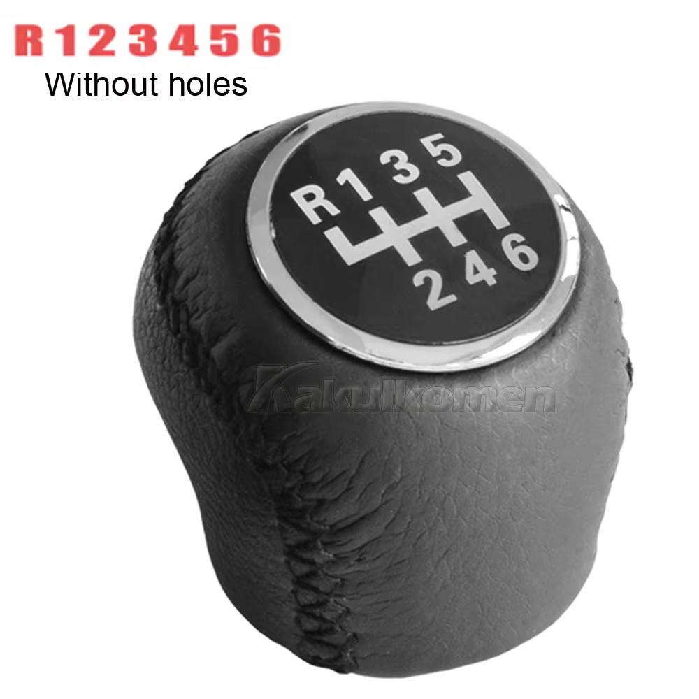 MT Transmission Car 5 6 Speed Gear Shift Knob Real Leather Car Styling For Fiat Ducato/Citroen Jumper&Relay/Peugeot Boxer 02-14