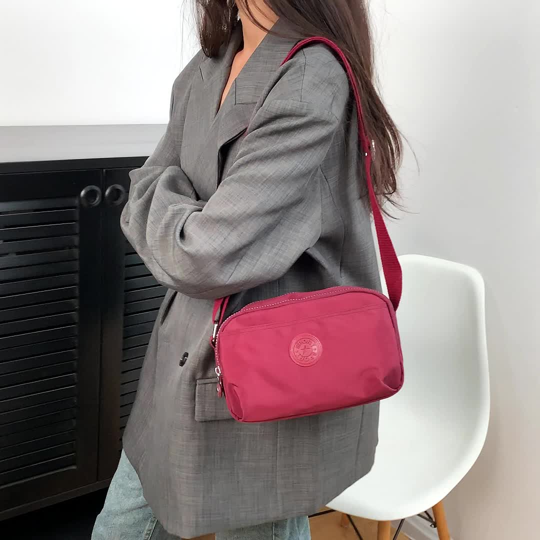 

Women s Crossbody Bag Simple Multifunctional Lightweight Shoulder Bag синій
