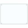 VidaXL Dosseret de cuisine Transparent 80x60 cm Verre trempé 249471