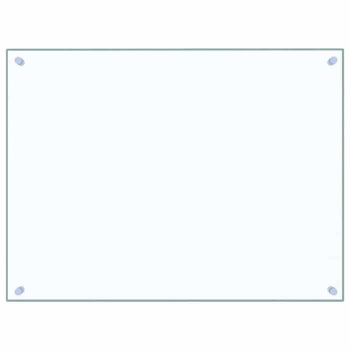 VidaXL Dosseret de cuisine Transparent 80x60 cm Verre trempé 249471