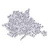 300pcs White Acrylic Number Beads Mixed Numbers 0-9 Loose Beads Bulk DIY Beads  Jewelry Making