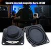 2Pcs 40mm 4Ohm 5W Portable Speakers 2inch 16 Cores Small Full Ranges Rubber Side Inner Magnetic Speakers Replacement