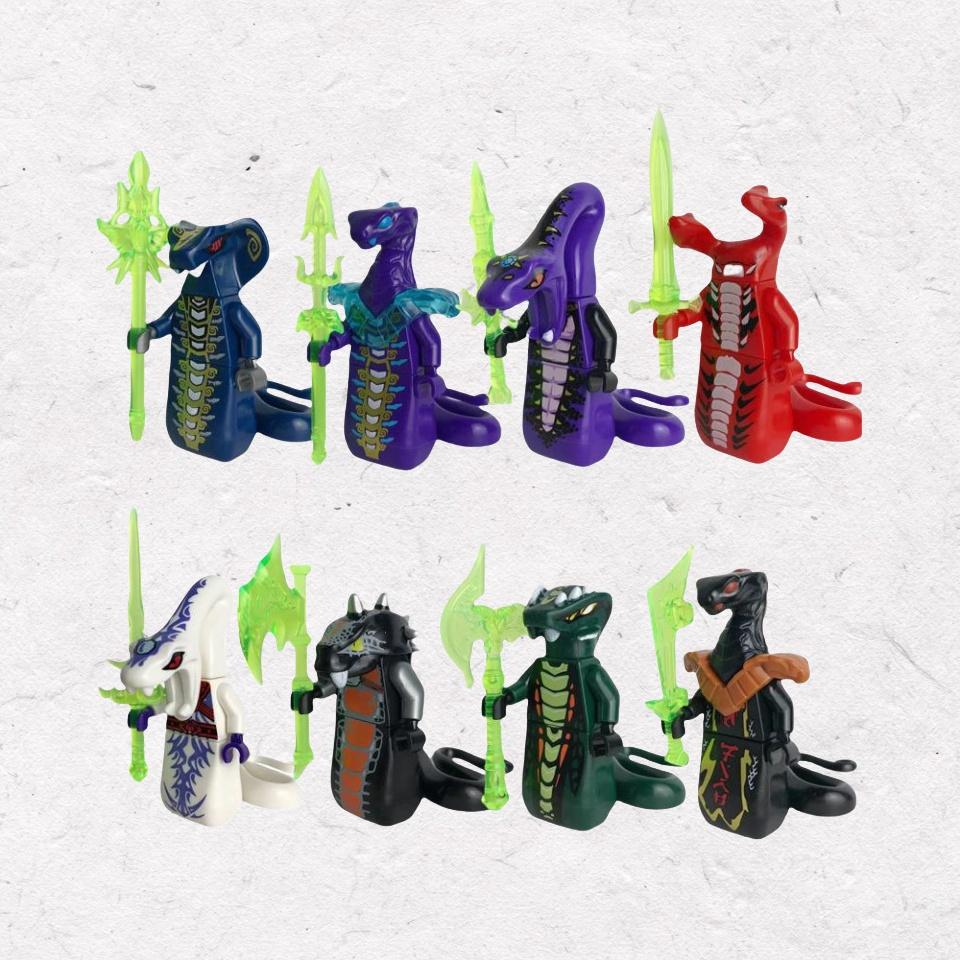 Minifigurky Panenky Stavební kostky Zane Nya Garmadon Arin Stavební kostky Mini figurky Sestavitelné hračky Model pro děti Dárek