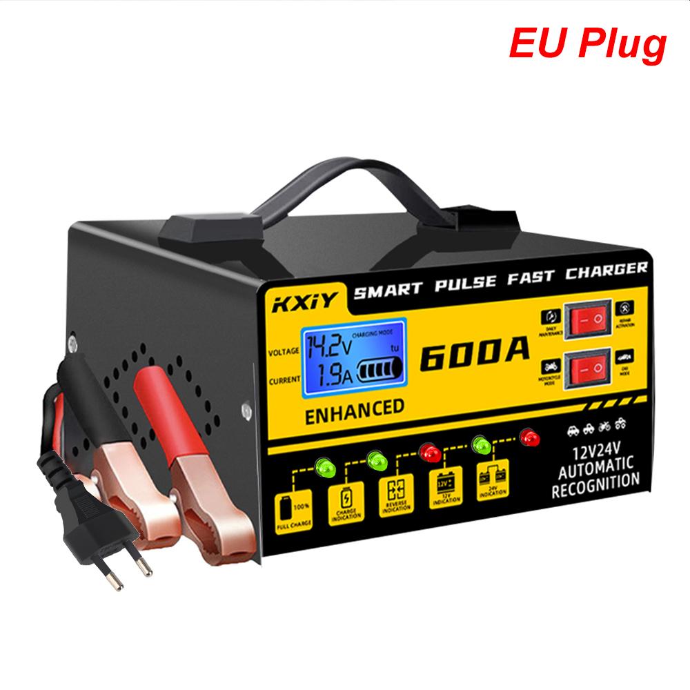 

24V 12V 130W Battery Chargers Fast Charging Digital RV Accessories Intelligent Pulse Repair Storage Cell Car Battery Chargers