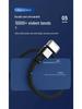 Braided Round Head Dual Elbow Fast Charging Cable for Apple Devices