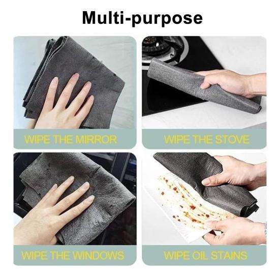 Yousheng 1/3/5Pcs Thickened Microfiber Cleaning Cloth Washable Odorless Stain-resistant Cleaning Rags Cleaning Application