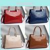 Chic Midi Sized Crocodile Textured Shoulder Bag Perfect For Daily Use And Fashionable Outfits