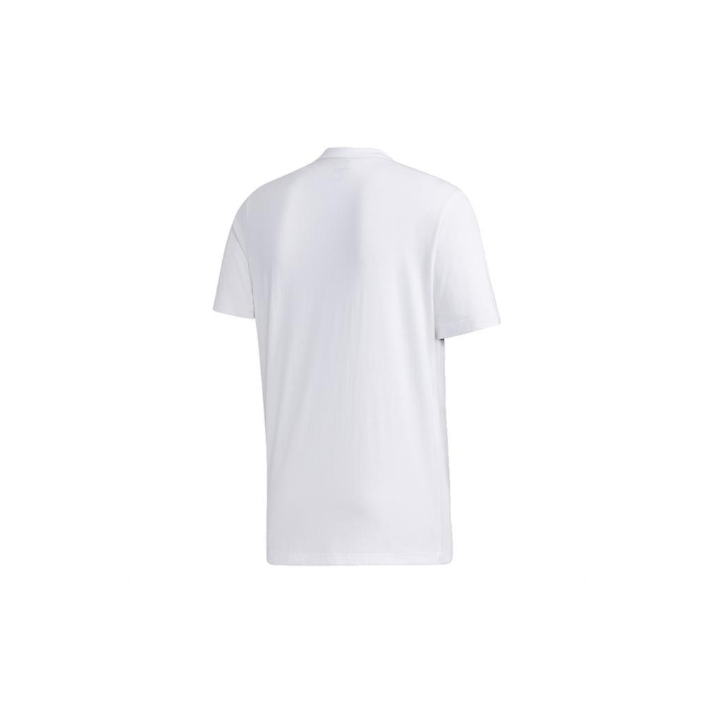 adidas neo M ESNTL LOGO T Sports Short Sleeve White Men's GJ8916