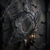 Realistic Halloween Black Branch Garland Artificial Twisted Twigs Halloween Spooky Wreath  Wall