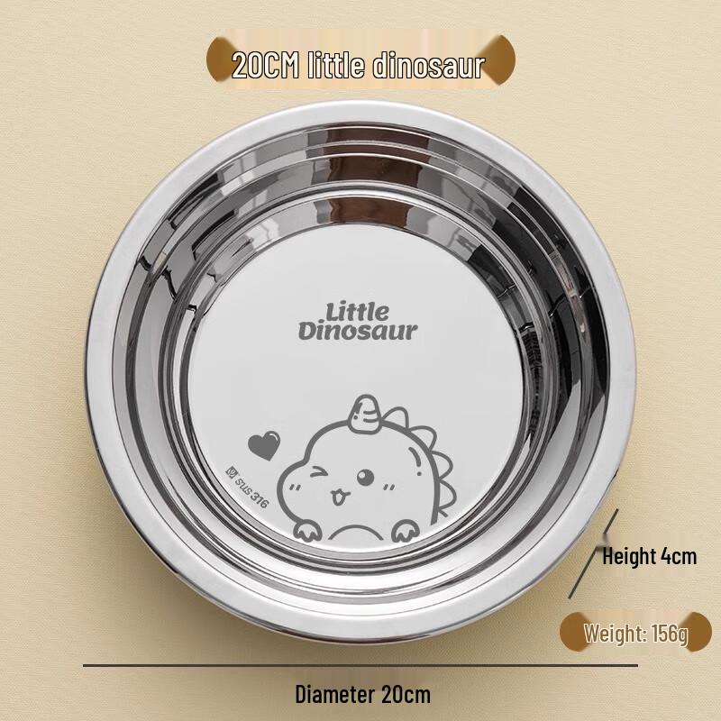 Food-Grade 316 Stainless Steel Kids  Soup Bowl